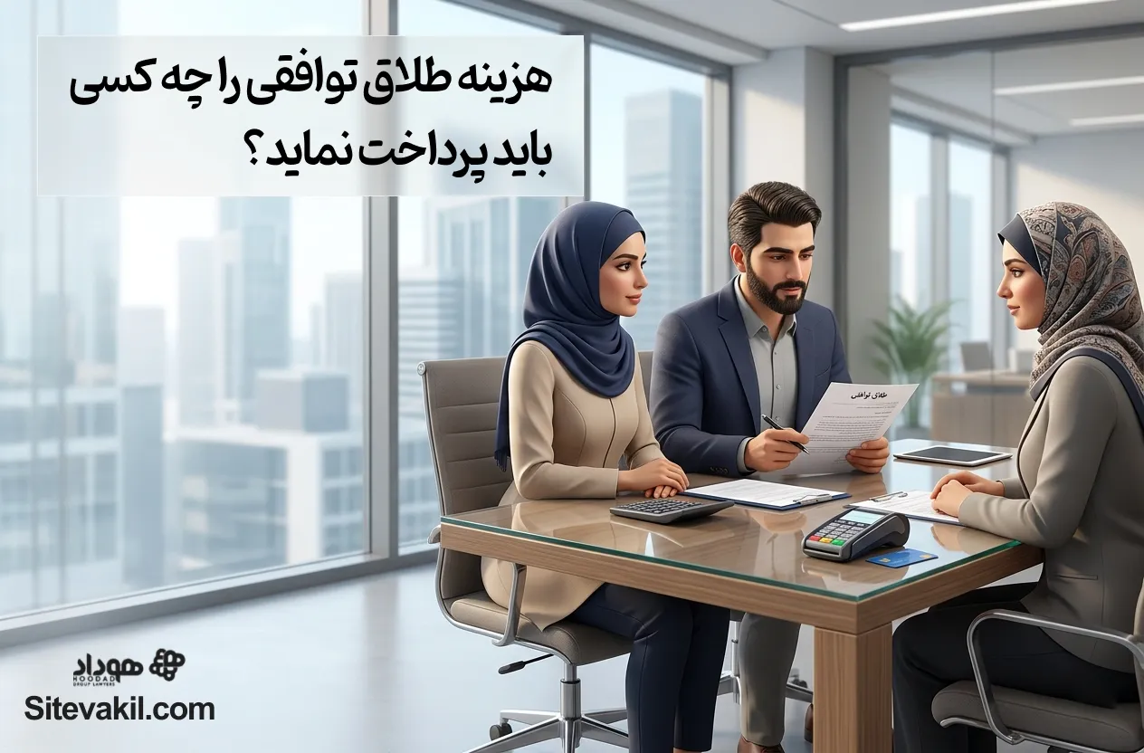هزینه طلاق توافقی را چه کسی باید پرداخت نماید؟