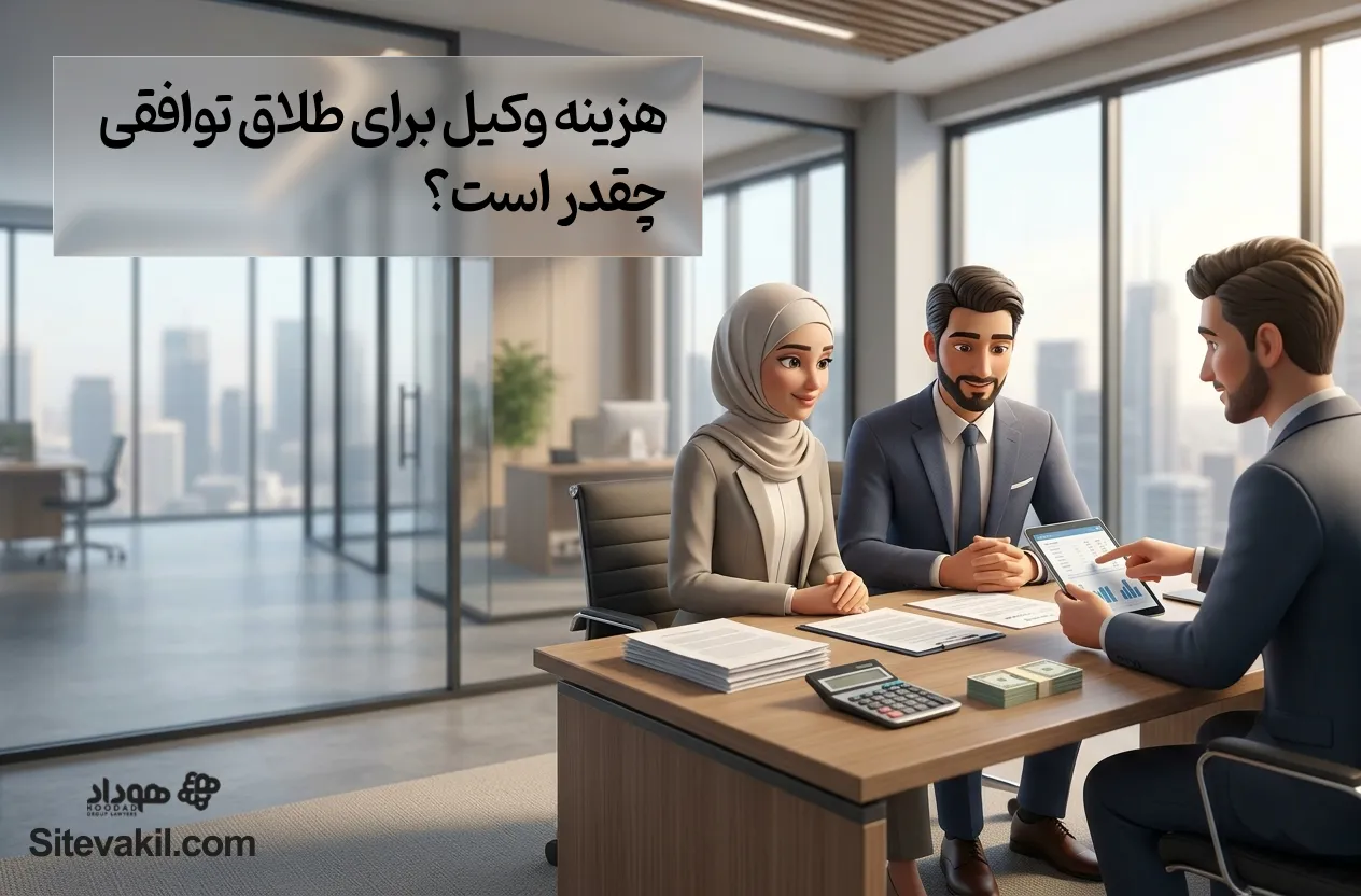 هزینه وکیل برای طلاق توافقی چقدر است؟