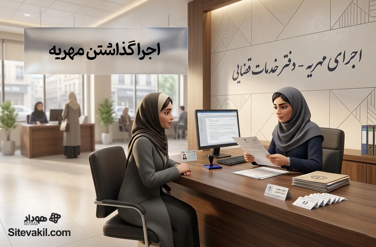 اجرا گذاشتن مهریه