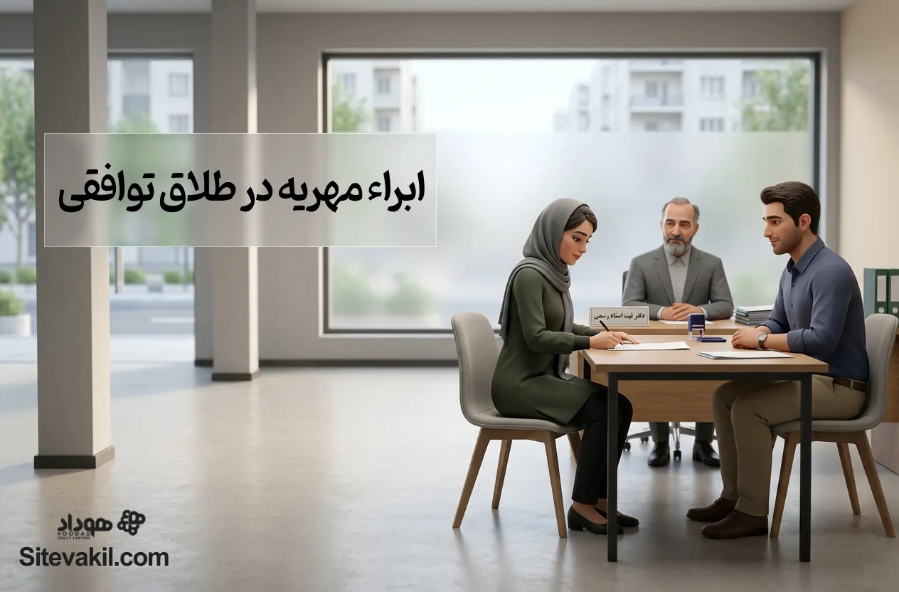 ابرا مهریه در طلاق توافقی