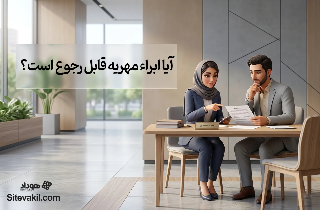 آیا ابراء مهریه قابل رجوع است؟