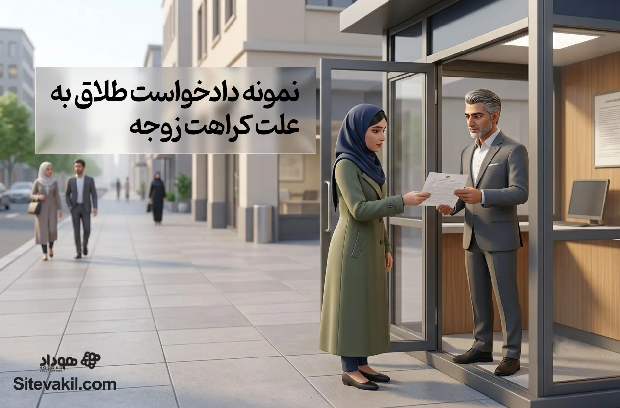 نمونه دادخواست طلاق به علت کراهت زوجه