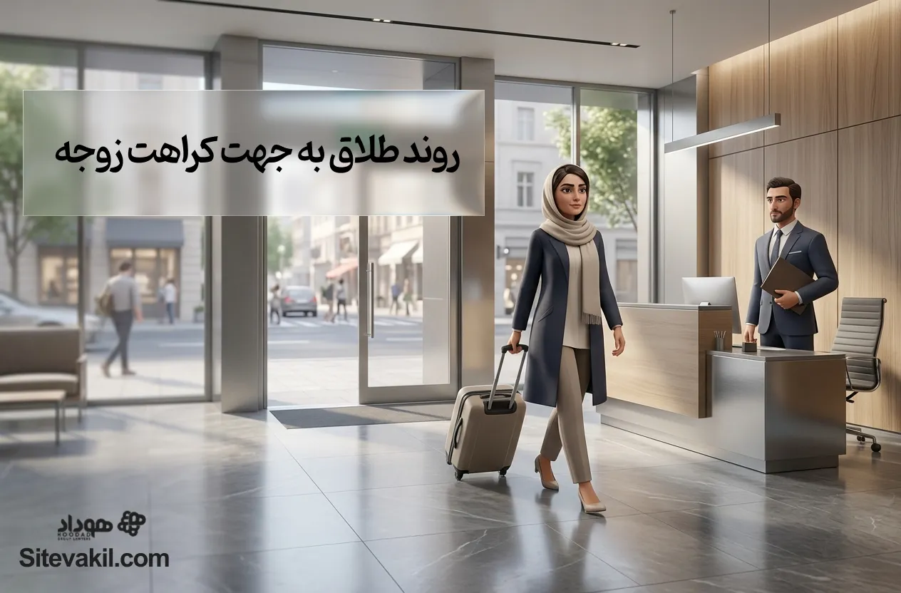 روند طلاق به جهت کراهت 